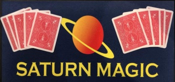 10 Saturn Magic Flash Paper RED CARD BACKS